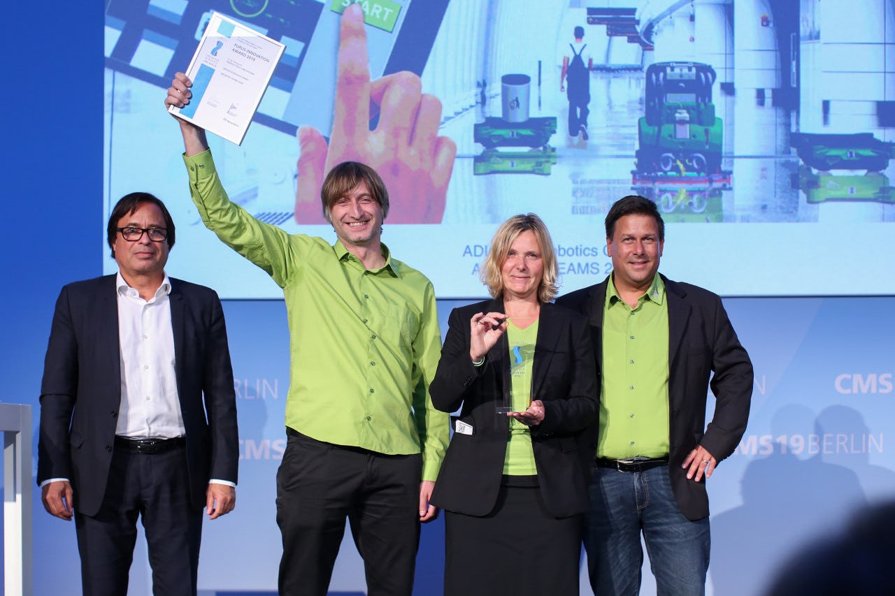 Adlatus Robotics wint CMS Purus Innovation Award
