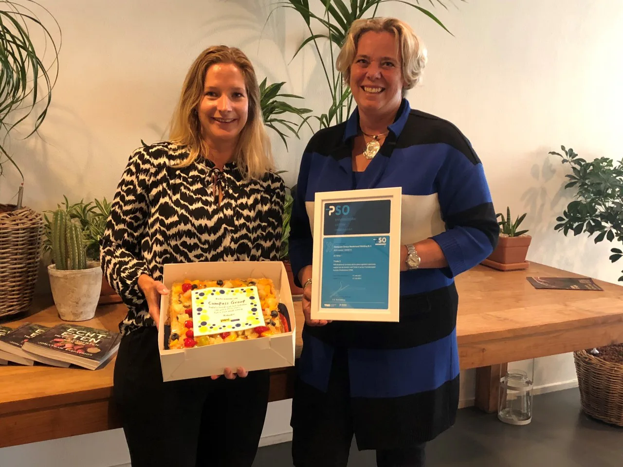 Compass Group behaalt hoogste trede op PSO-prestatieladder