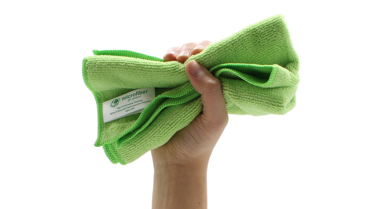 Duurzaam schoonmaken met de microvezeldoeken van Recycled Soft