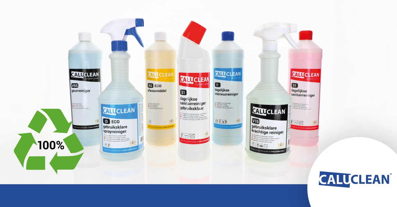 Schoonmaakgroothandel Carel Lurvink zet in op gerecyclede flessen