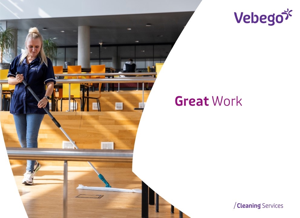 Nieuwe naam en samengaan negen schoonmaakbedrijven: Vebego Cleaning Services