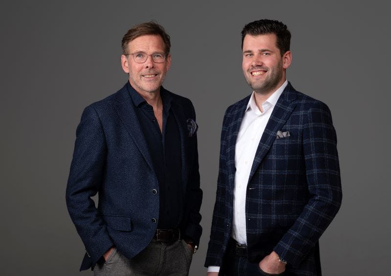 <p>Hayk en Stephan Simons. Foto: Hélène de Bruijn</p>