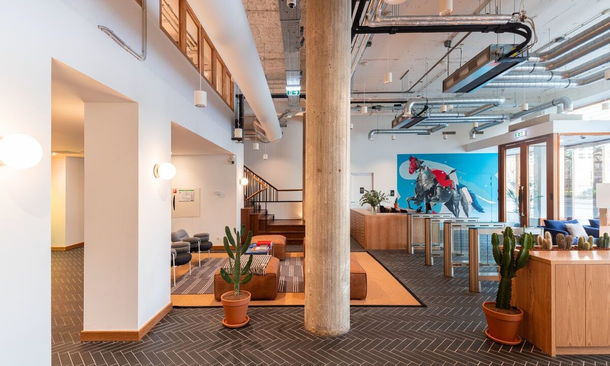 WeWork-vestiging aan de Stadhouderskade in Amsterdam.