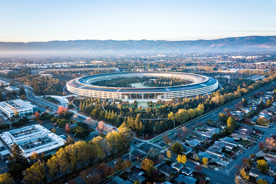 Apple's hoofdkantoor in Cupertino kostte 385.000 dollar per werknemer