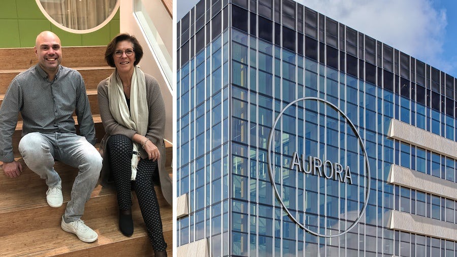 Locatiemanager Marcel Gerritsen en Annet de Haas, hoofd Location Facilities van Wageningen University & Research.