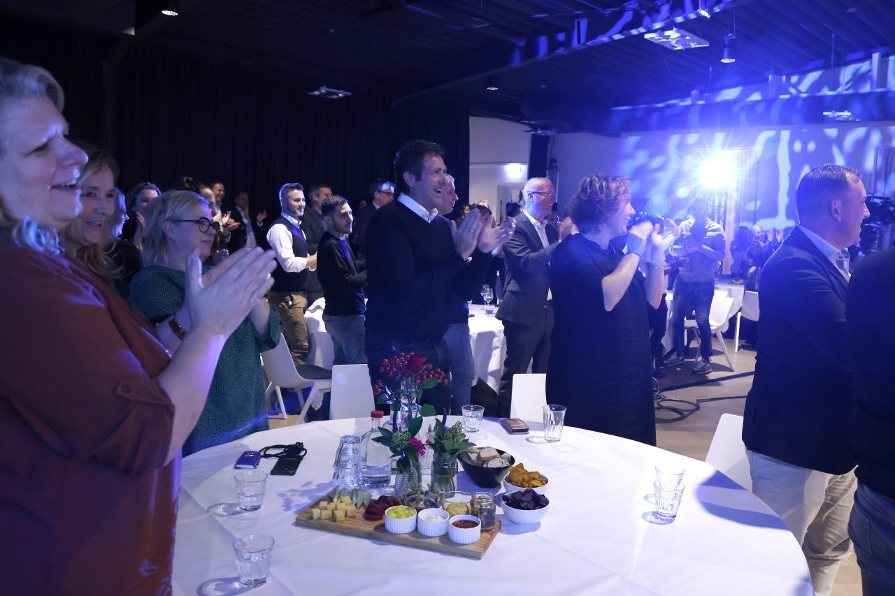 De uitreiking van de Golden Service Awards was een groot feest