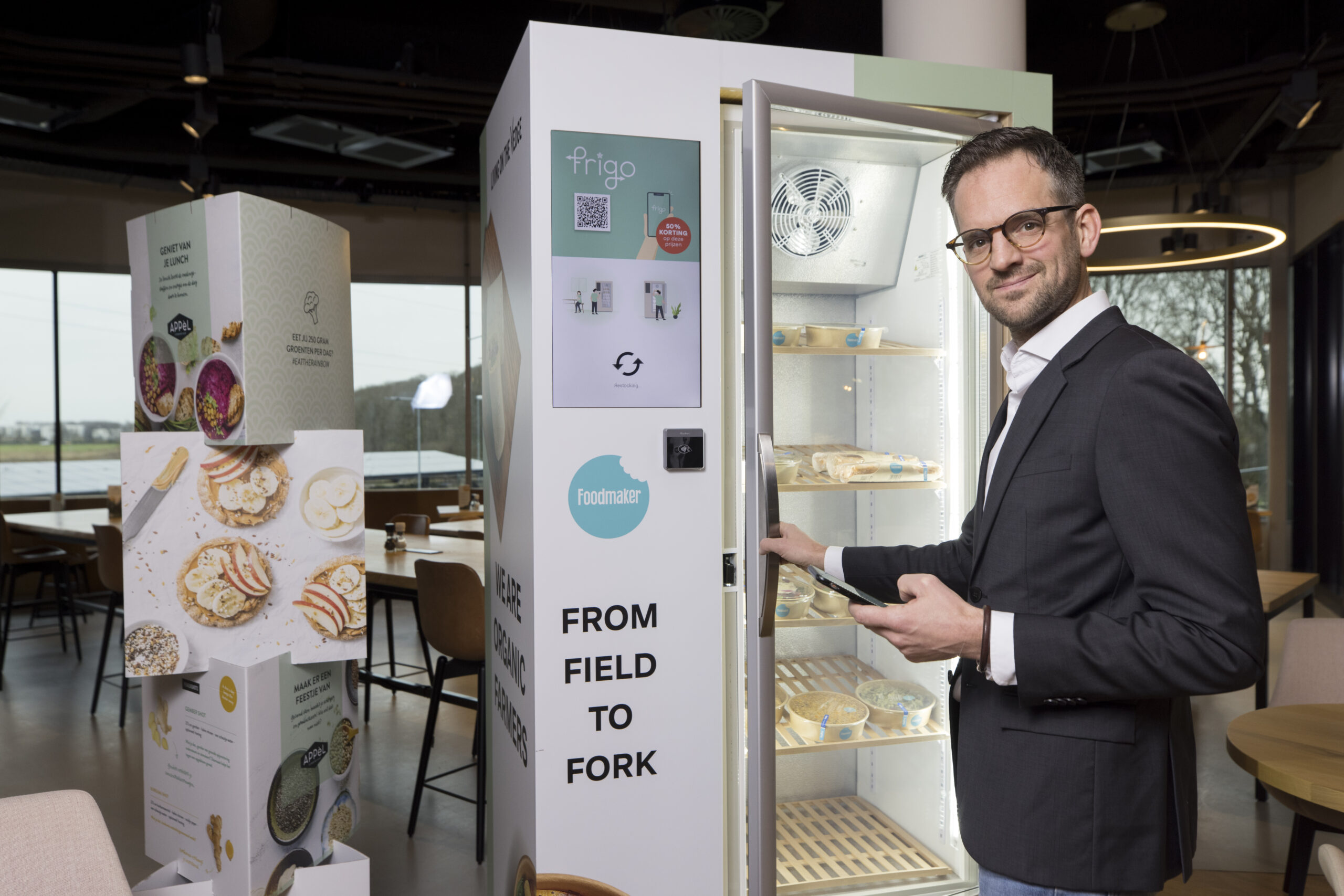 De slimme bedrijfskoelkast als nieuwe cateringdienst