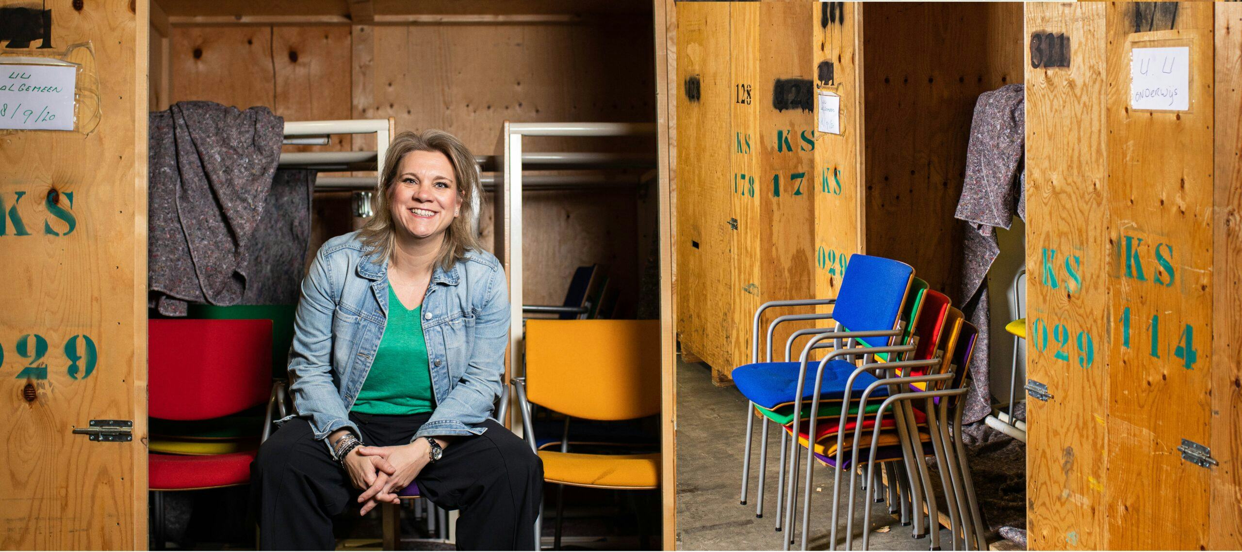 Contract- en leveranciersmanager bij het Facilitair Service Centrum Evelyn Maurer van Universiteit Utrecht. © Maartje ter Horst