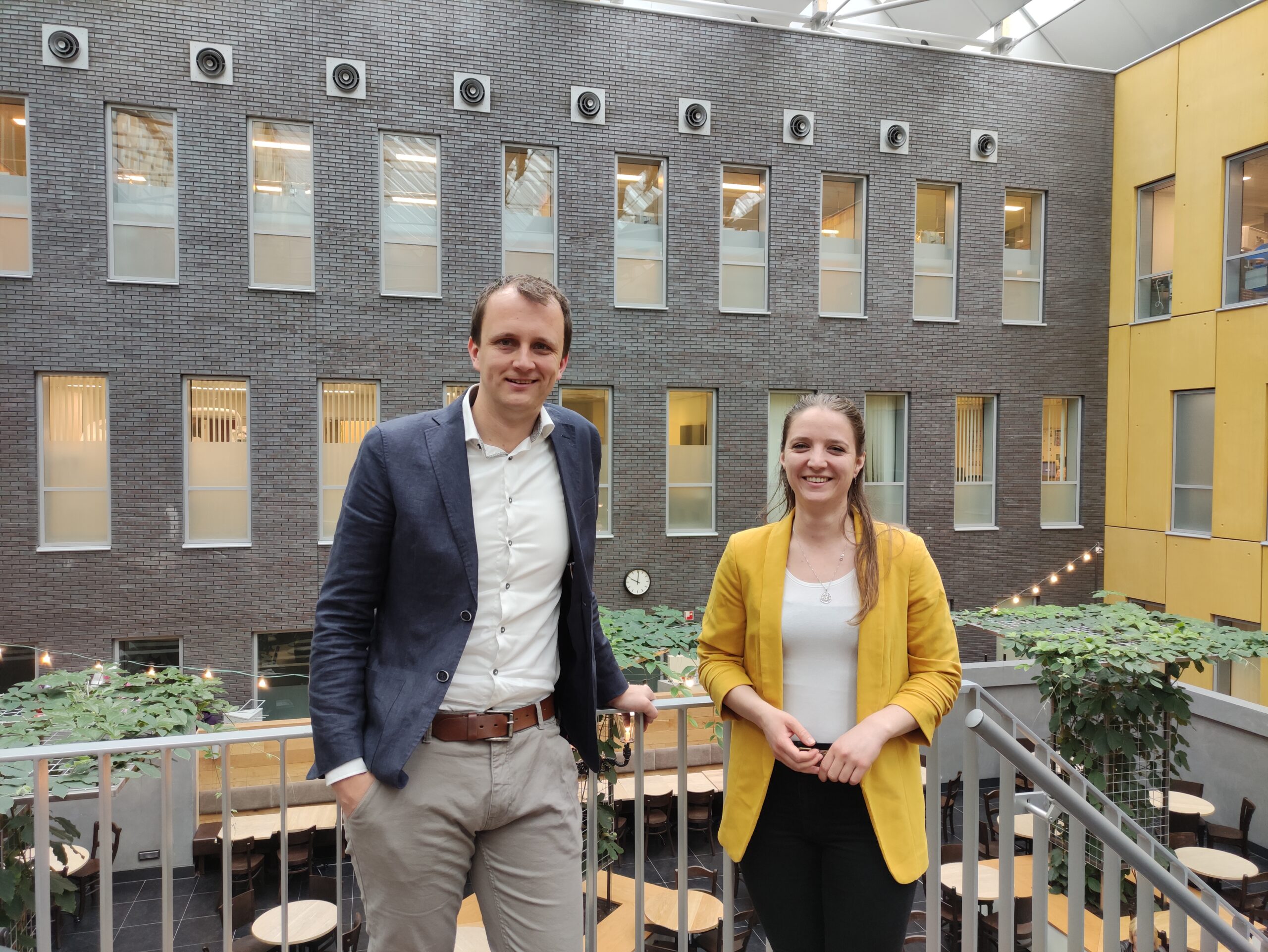 Lukas Buchsteiner en Saskia Wesseling van Alrijne Ziekenhuis