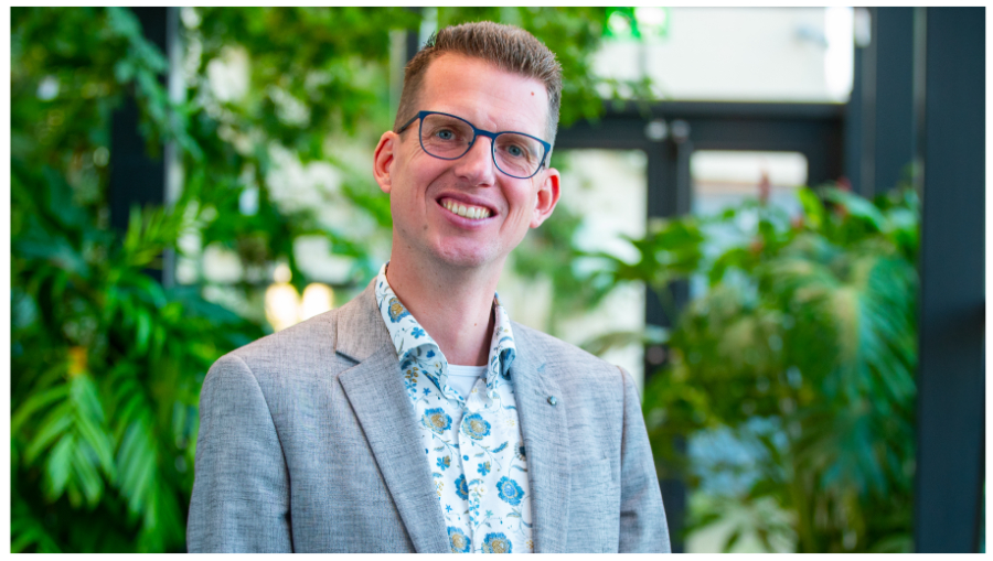 Jacco Evink: “Het kantoor krijgt een nieuwe functie: het wordt een plek voor ontmoeting." 