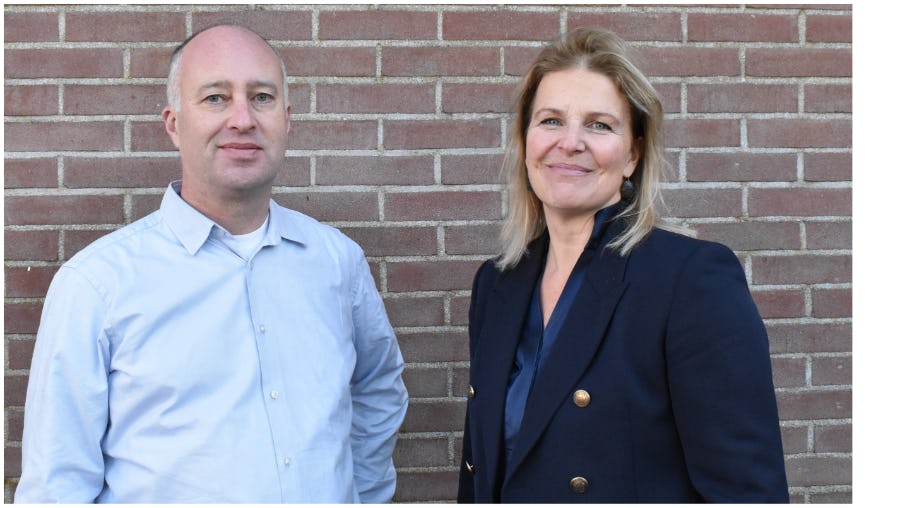 Guido Winnink (CEO Adjust) en Karin Brommer (CCO Adjust)