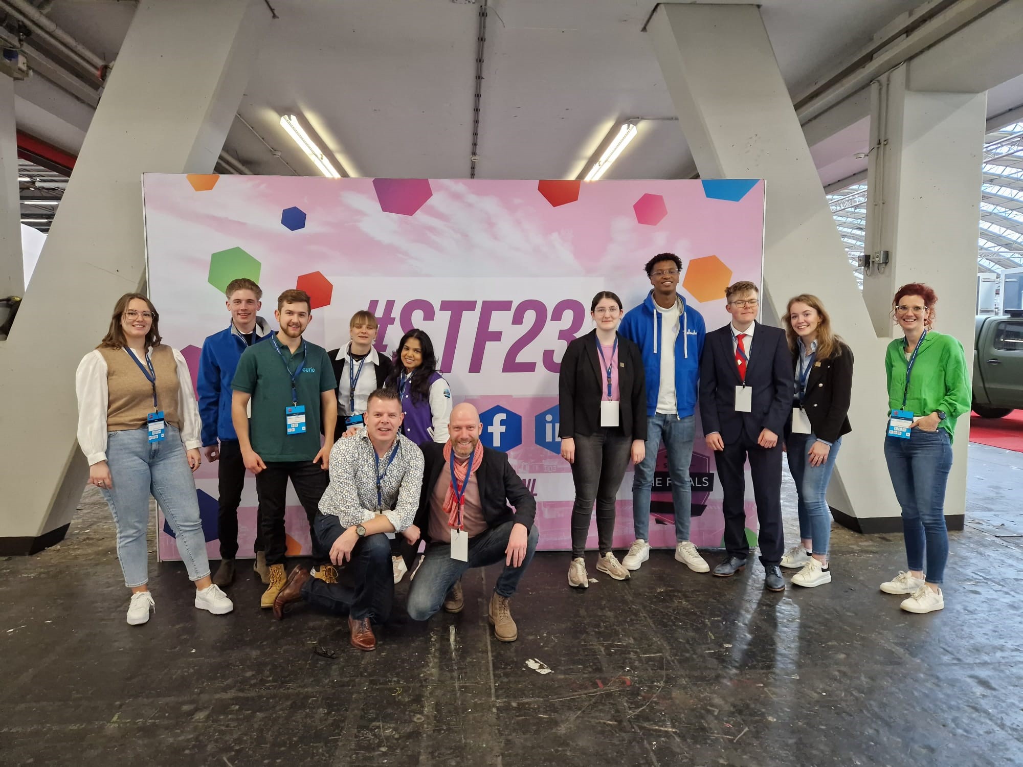 Team en jury Skills the Finals Facilitair Dienstverlener 2023