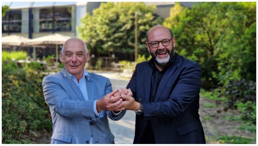 Leo Laanen (l) en André Salomonson 