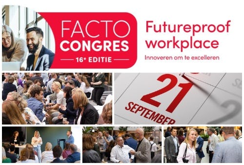 Facto Congres 21 september (Thema: Futureproof Workplace) meer dan 325 deelnemers