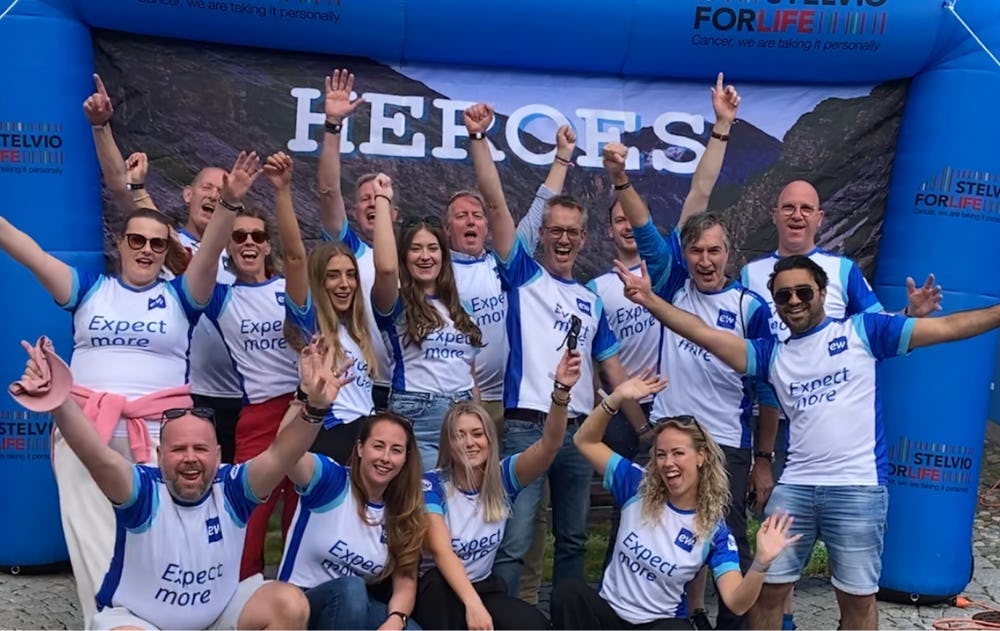 Team EW for Life haalt meer dan 60.000 euro op voor kankeronderzoek