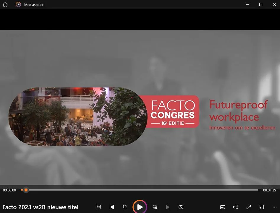 Aftermovie Facto Congres 2023