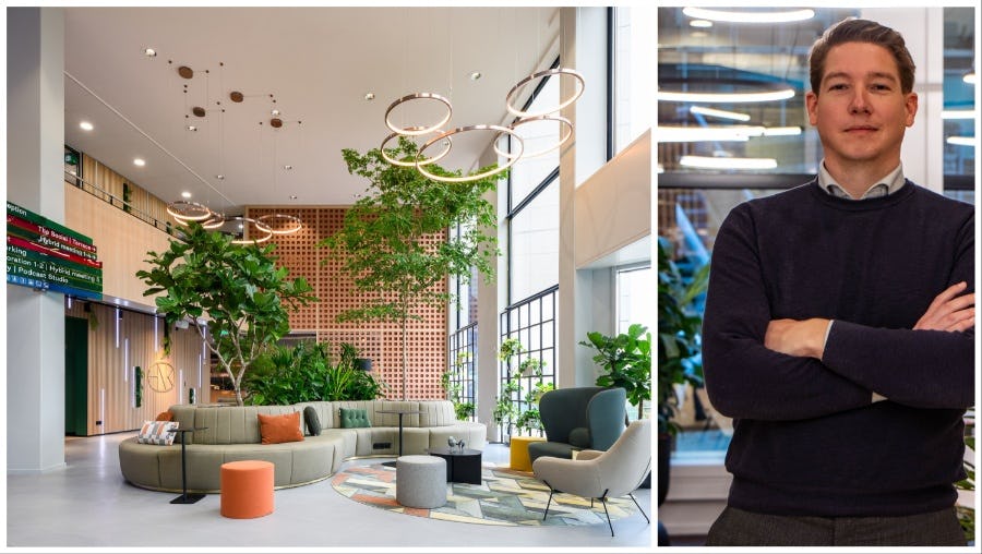 Robert Sparreboom, Head of HNK. Links: HNK Amsterdam Sloterdijk