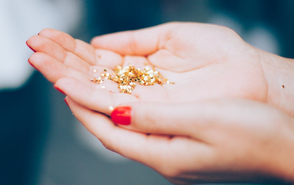 Losse glitters gaan in de ban