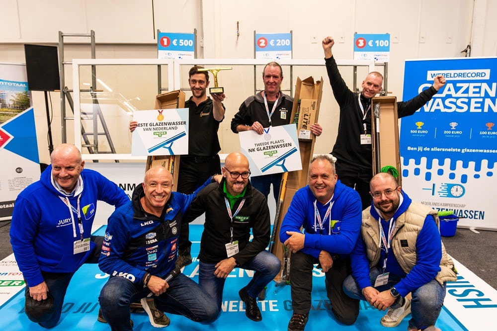 Winnaar NK Glazenwassen en Snelste glazenwasser van Nederland bekend