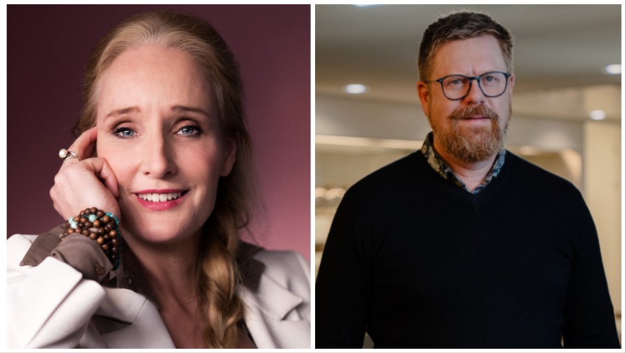 Margriet Sitskoorn en Antoine Defesche.