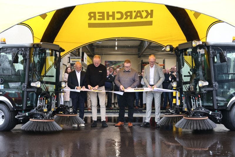 Kärcher opent nieuw Municipal Competence Center in Wilrijk