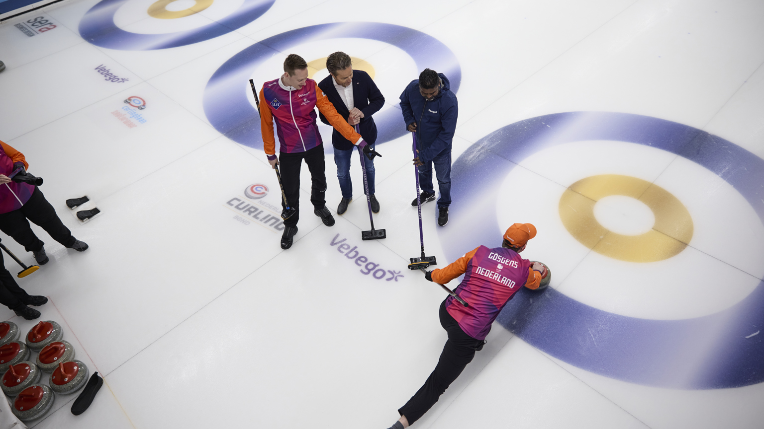 Nederlandse Curling Bond en Vebego gaan samen sport ontwikkelen