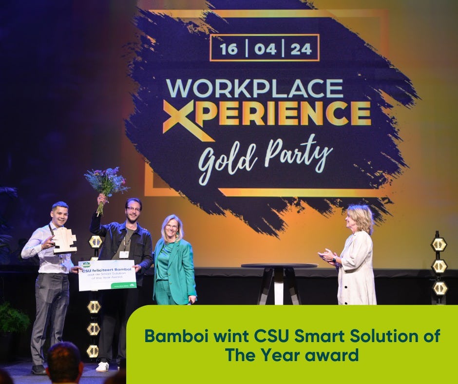 Bamboi duurzaam hygiënepapier wint CSU Smart Solution of the Year 2024