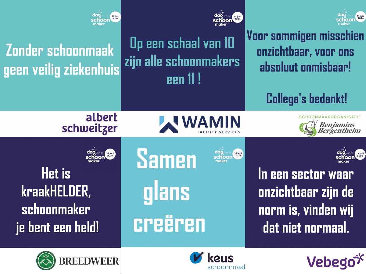 Al 60 aanmeldingen voor De Dag van de Schoonmaker