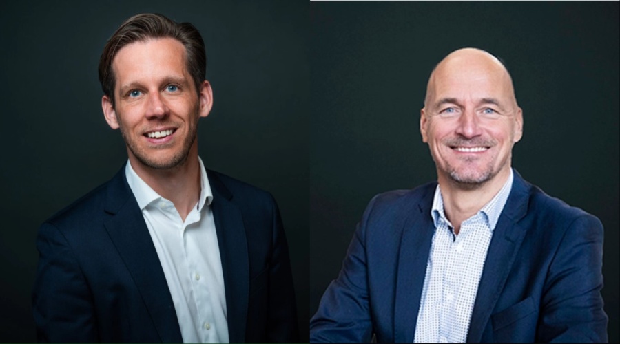 Directeur Draaijer Berry Ten Pas en Frankwin van Beers, directeur Building Leisure