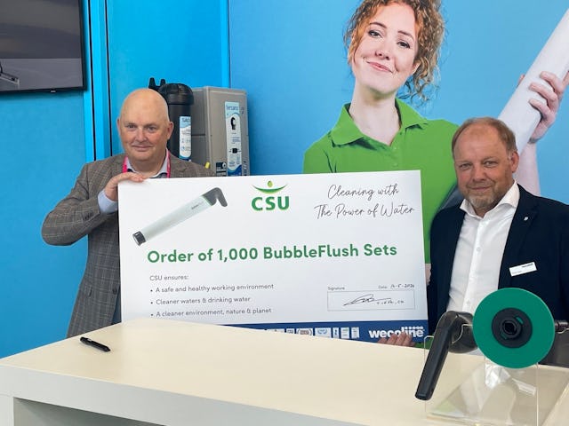 Ton van Veen van CSU en Marco Vegers van Wecoline.