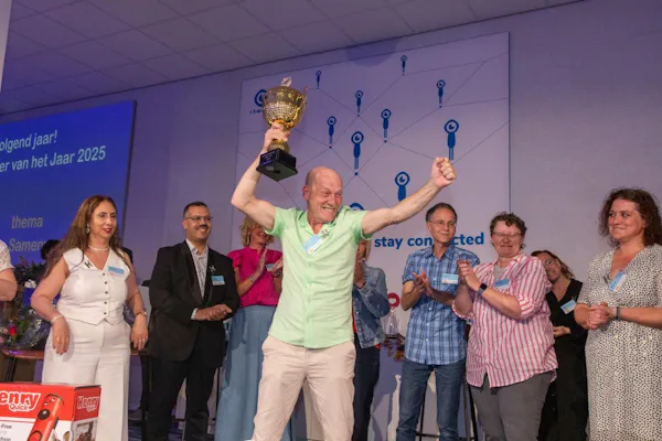 Jan Harkema van SVP Schoonmaak is Schoonmaker van het Jaar 2024
