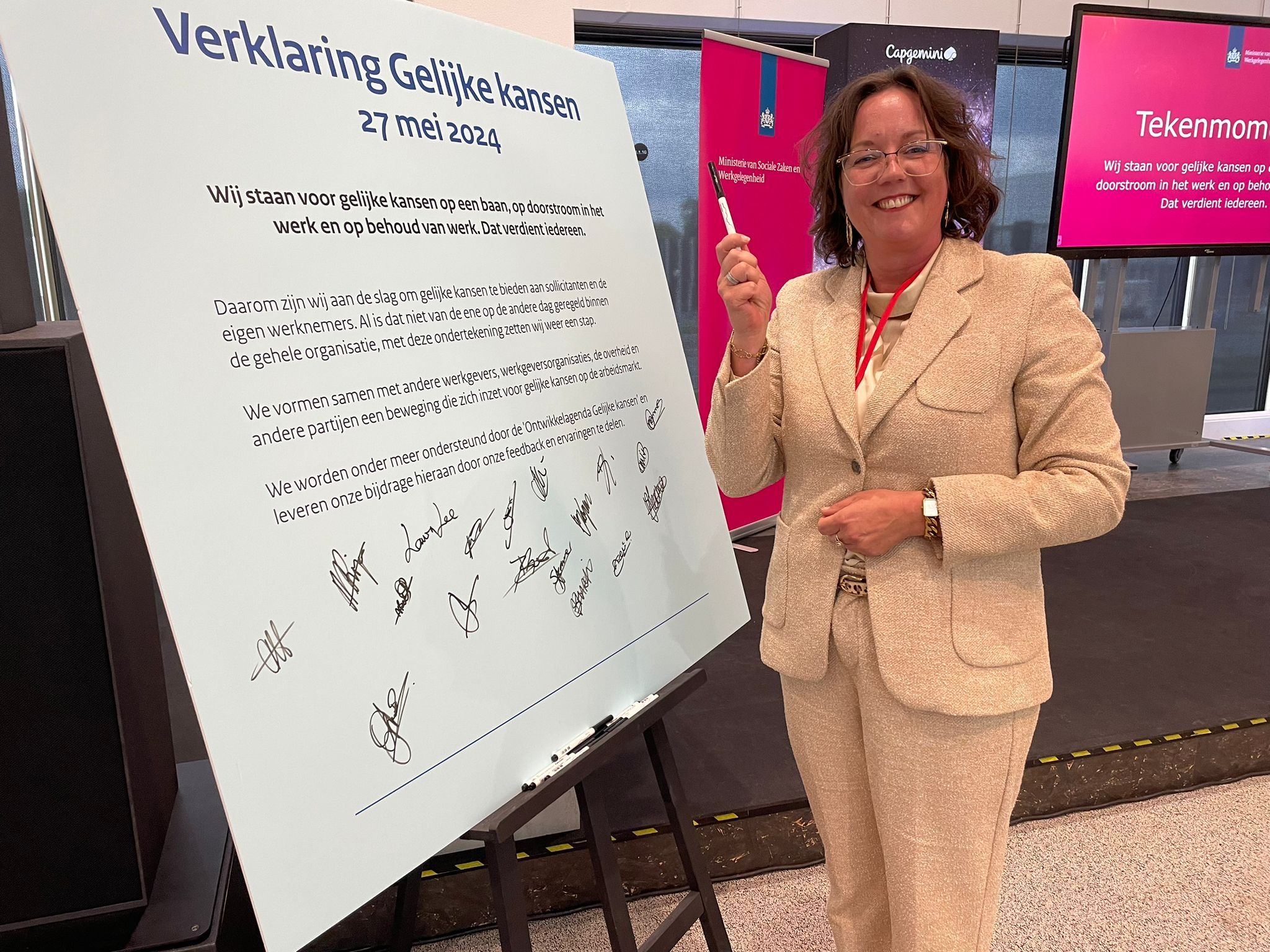 Ook Schoonmakend Nederland tekent voor meer gelijke kansen op arbeidsmarkt