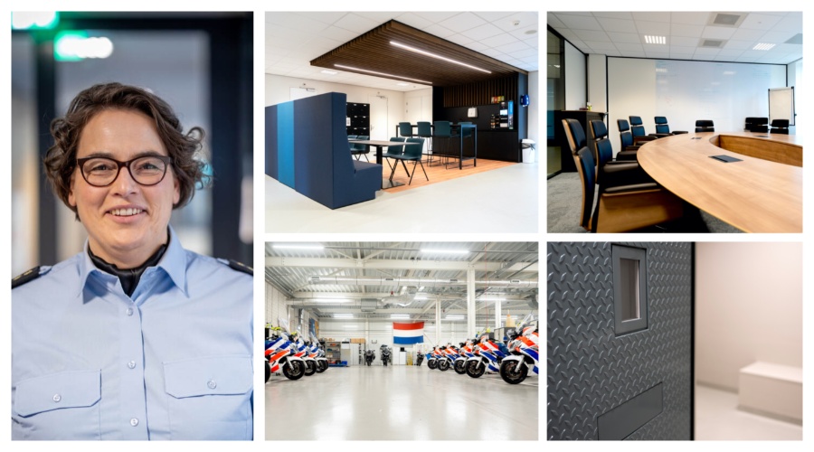 Kolonel Linda en een impressie van de werkomgeving. Foto Kick Smeets en archief Mediacentrum Defensie, KMarMagazine