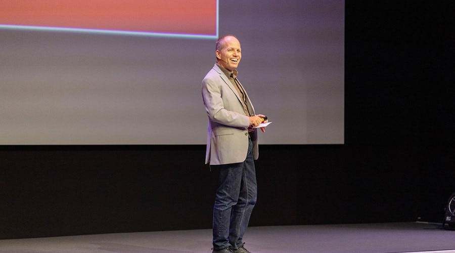 Keynote dr. Yousri Mandour (beeld: Herbert Wiggerman)