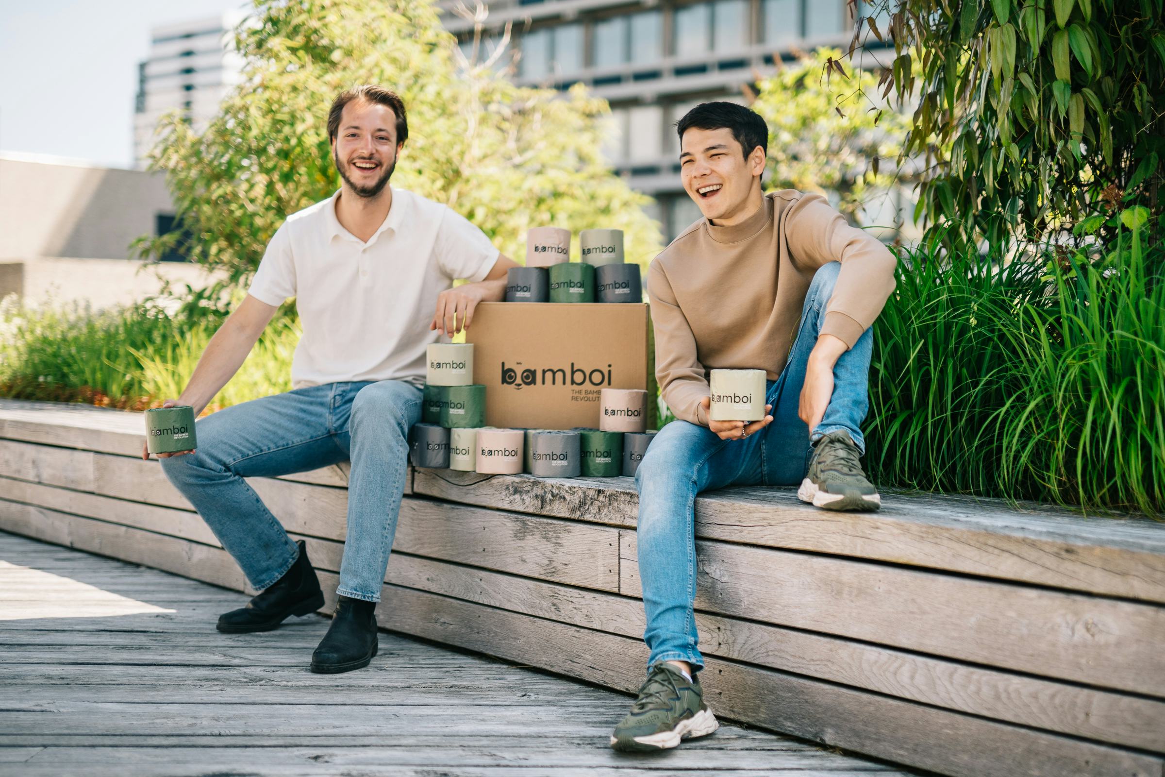 Leroy Ranglek en Joseph Nickisch richten Bamboi op: "Bamboe moet perceptie toiletpapier veranderen"