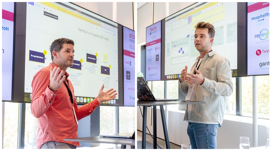 Links: Daaf Serné, Global Head of Workplace
Rechts: Wilco Poppelier, Global Lead Workplace Strategy & Design