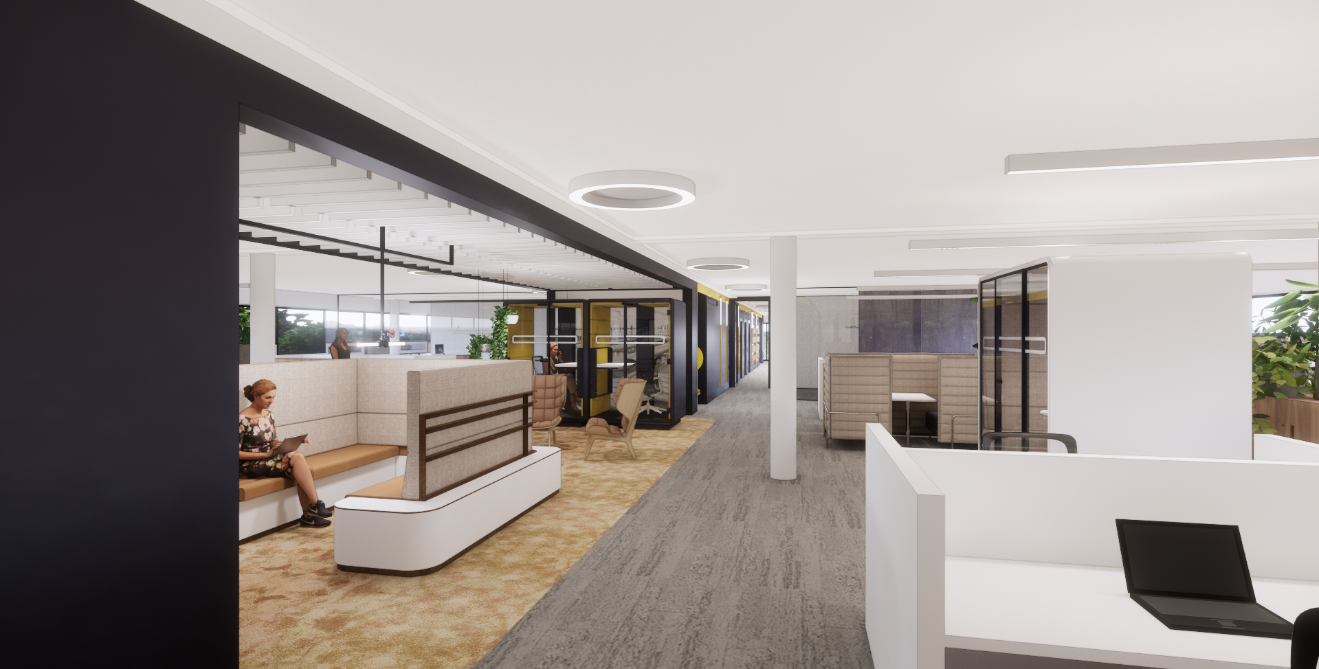 Hoofdkantoor Vopak: conference booths 