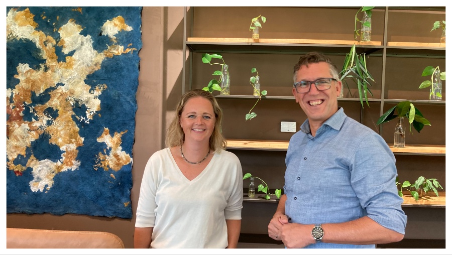 Mirjam Vaatstra en Robin Eman, FM Triodos Bank