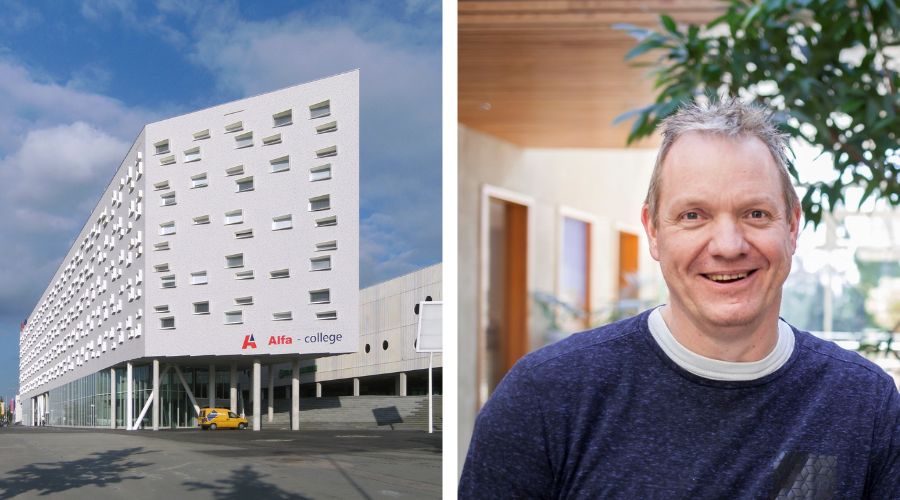 Bertil Hulleman, Facilitair manager en docent Facilitair en horeca bij Alfa-college