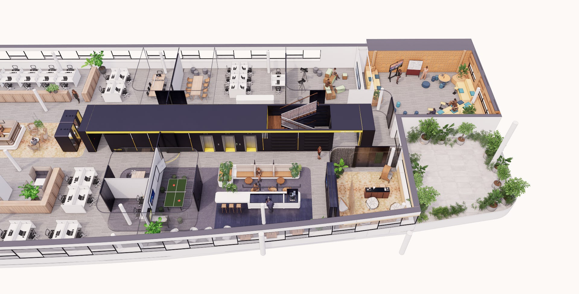 Nieuwe office layout Vopak-hoofdkantoor