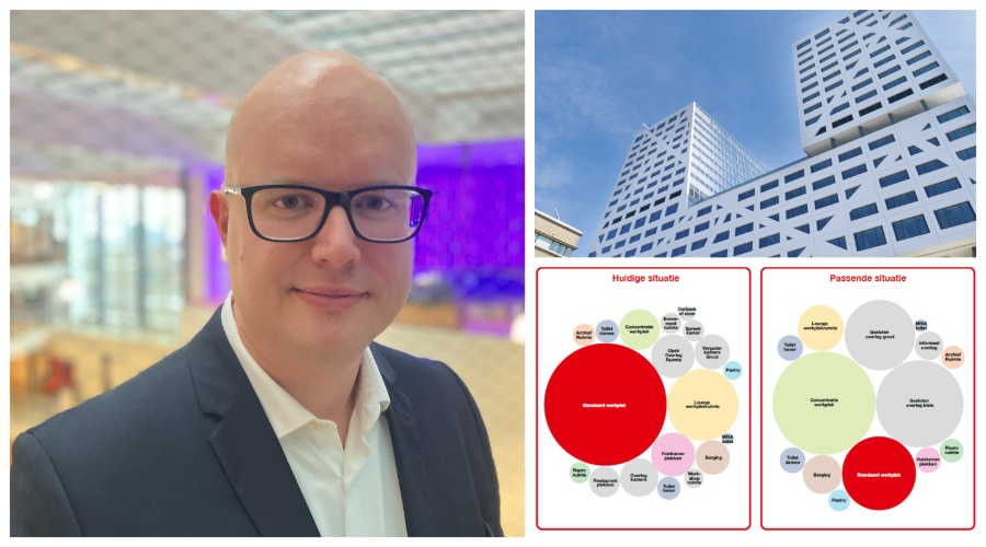 Thomas Blom, programmamanager Werken 3.0 bij gemeente Utrecht: 'Het gaat in eerste instantie om het realiseren van een andere manier van werken. Dát is het primaire doel, de inrichting van de werkomgeving is daarbij randvoorwaardelijk.' 