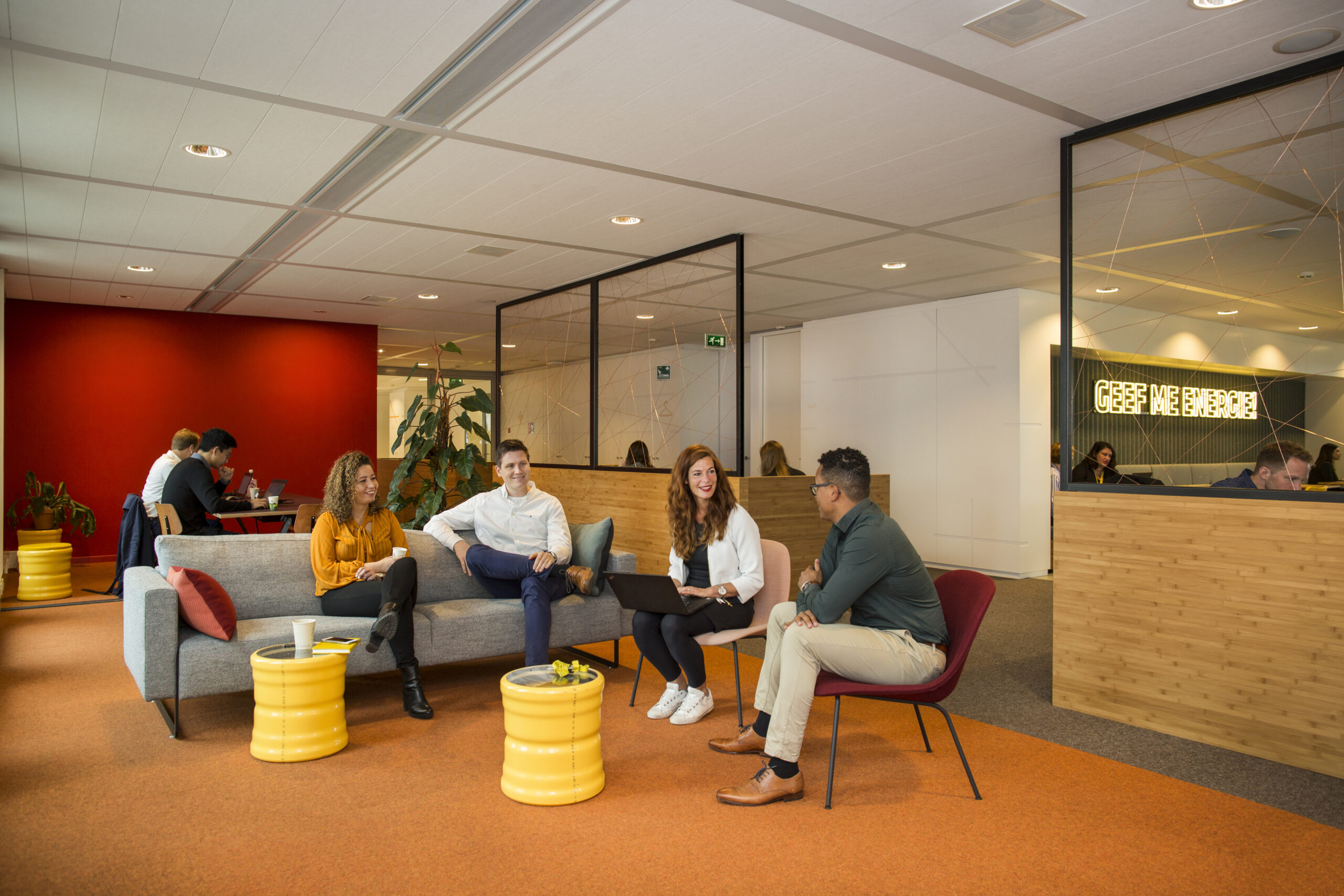 Aan het werk, flexwerken, Stedin kV, Blaak. Foto: Studio Biek.