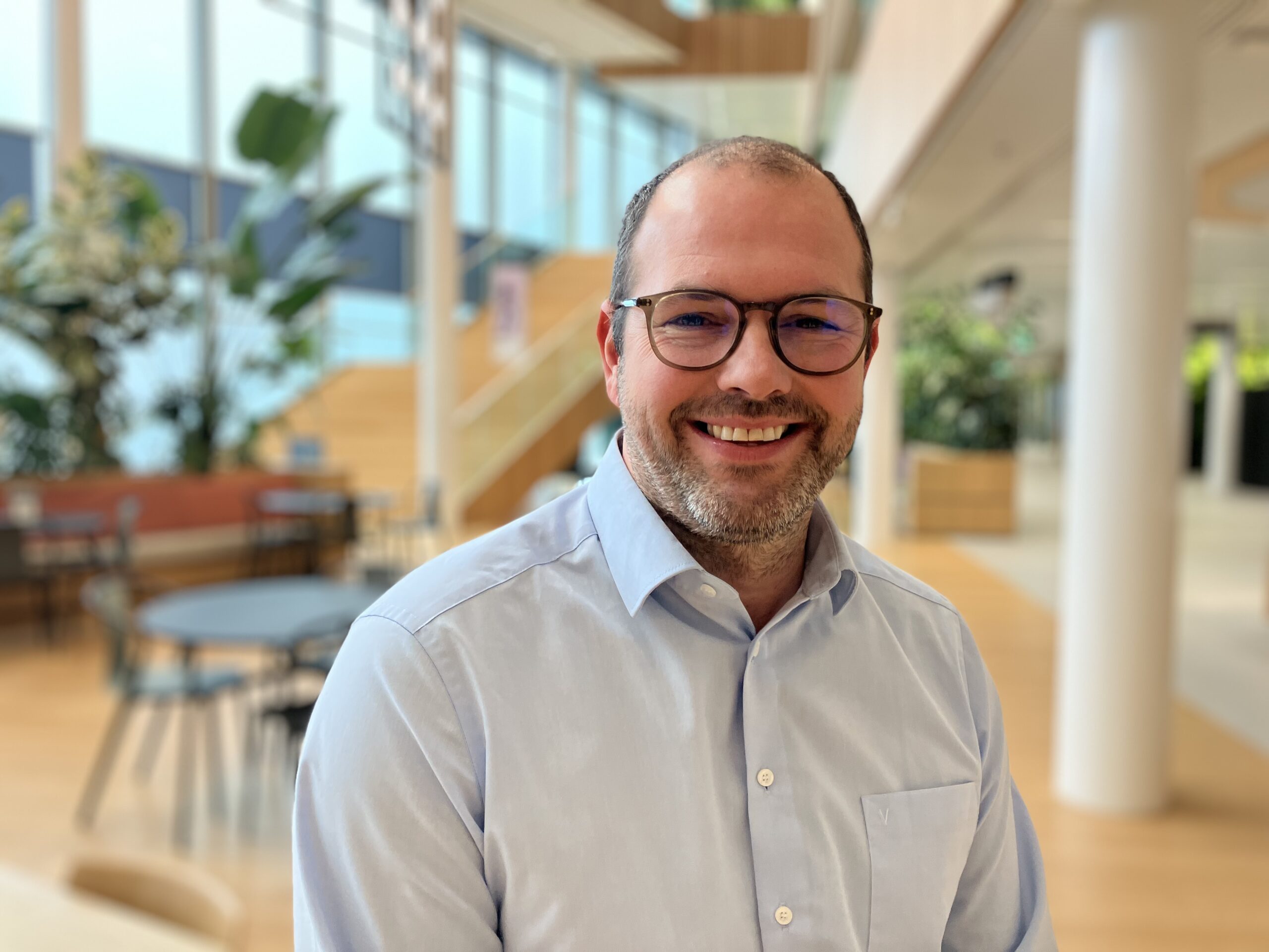 David Verbeek (Galapgos NL): 'De bezetting hier is minimaal 60 procent, dat is prima want dan is er sprake van een levendig kantoor en dat zie je graag.'