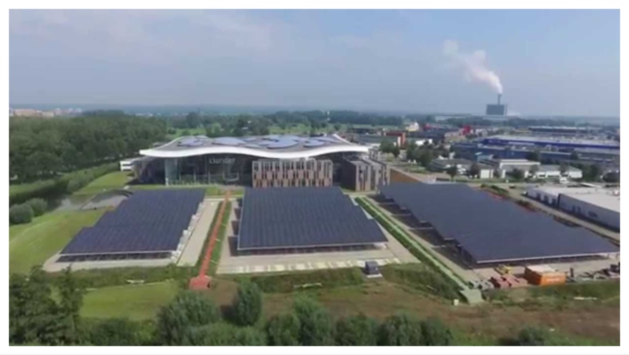 Alliander zonnecarport