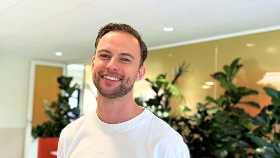 Arjan Bosgraaf (28), Facilities Manager bij Just Eat Takeaway.com in Enschede. (Beeld: Facto)