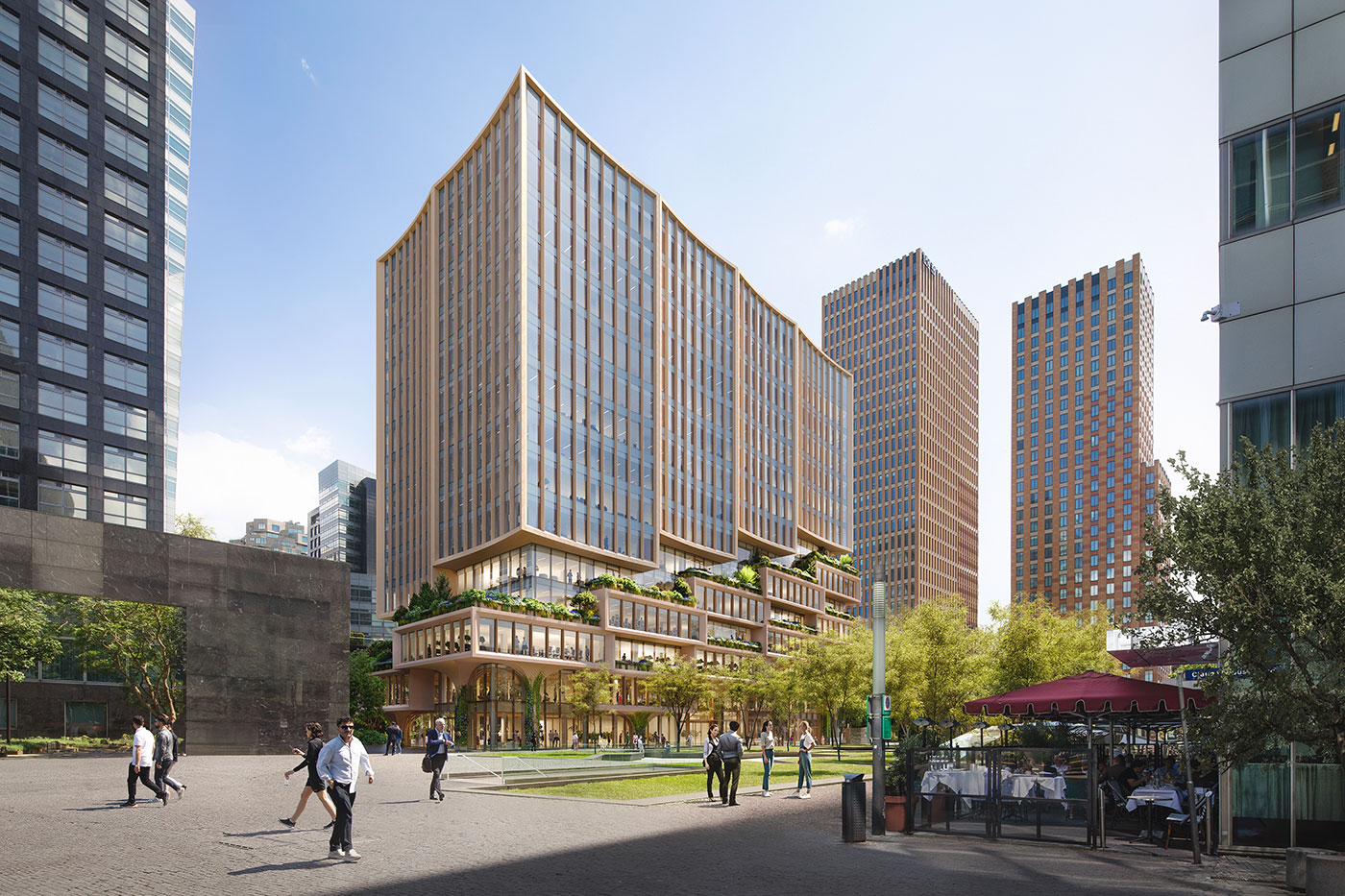 Render van Mahler 1. Beeld: X3N Architects