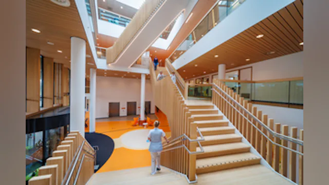 Centrale hal Prinses Máxima Centrum (beeld: Mart Stevens Project Fotografie)