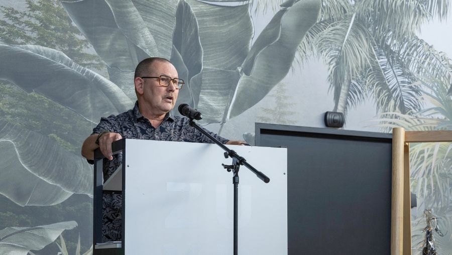 Joop van Duren tijdens het event Celebrate FM.