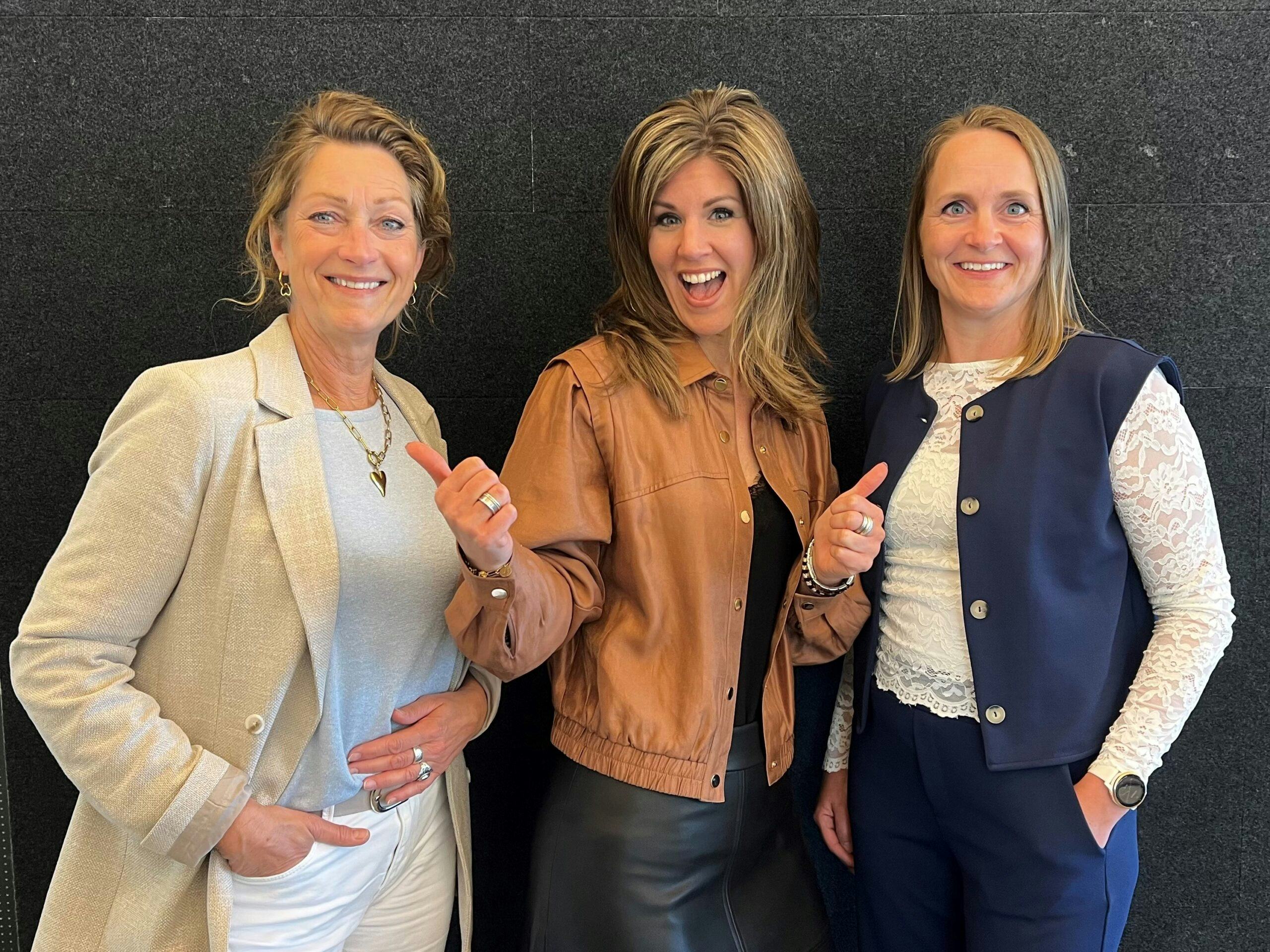 Margriet van Dijken, Joyce de Ruiter en Marieke Weerts
