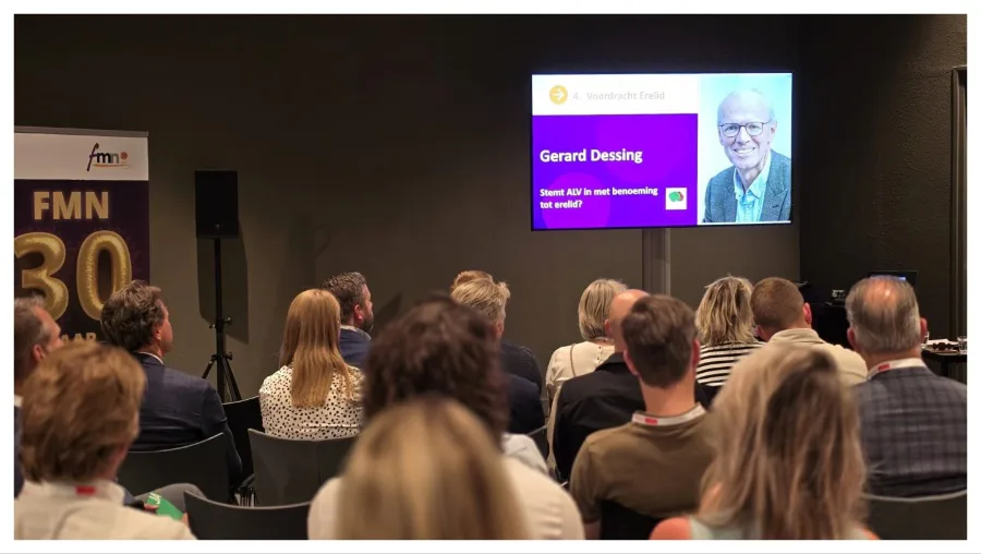 Gerard Dessing benoemd tot erelid FMN